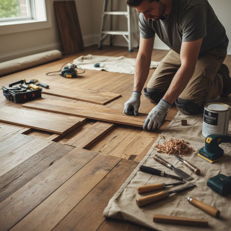 Commercial Wood Floor Repair