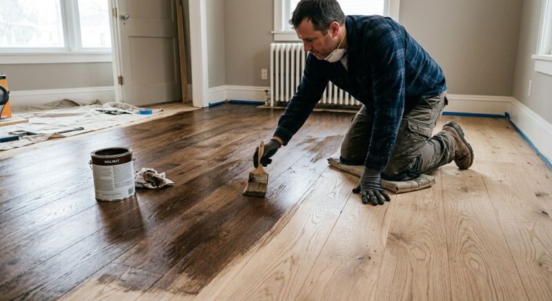 Hardwood Floor Staining in Alpharetta, GA