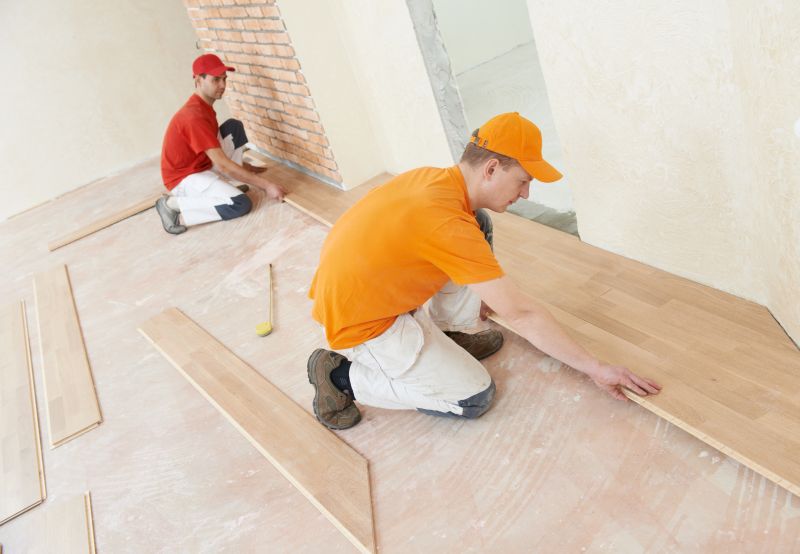 Tiger Wood Floor Installation